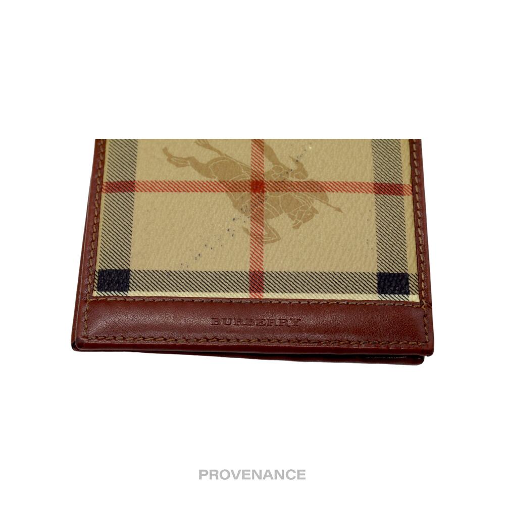 🔴 Burberry 8CC Bifold Wallet - Nova Check Brown - Picture 6 of 8